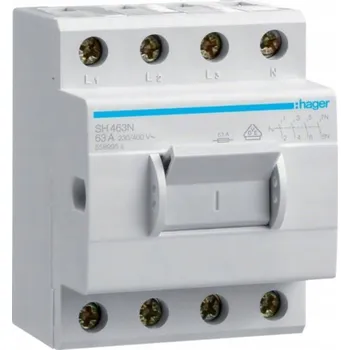 Jistič Modulární odpínač 63A Hager SH463N