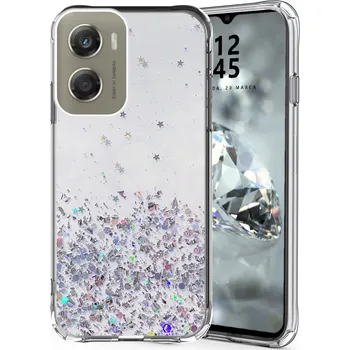 Pouzdro na mobilní telefon POUZDRO GLITTER pro MOTOROLA G06 POWER třpytivé barevné pouzdro s brokátovým efektem
