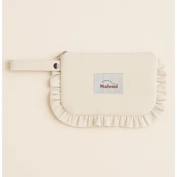 Kosmetická taška Kosmetická taštička s volánkem natural