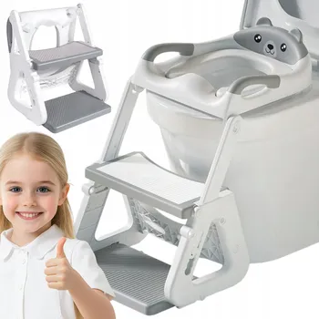 WC sedátko NÁSTAVEC NA WC SEDÁTKO ŽEBŘÍČEK PRO DĚTI NASTAVITELNÉ SCHŮDKY PRKÉNKO NA TOALETU