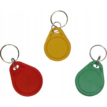 Přívěsek Na Klíče programovatelná IC 13,56MHz - barvy, 3 kusy