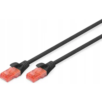 Síťový kabel Patchcord Digitus U/UTP 6 RJ45 / RJ45 2 m černý