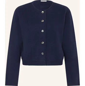 Dámský svetr Mrs & Hugs Dámský Pletený Kardigan S Kašmírem, tmavě modrá, 40