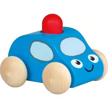 autíčko Detoa Pískací auto s majákem 1ks modrá