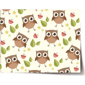 Plakát Sablio Plakát Sovy - 60x40 cm