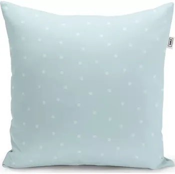 Polštář Sablio Polštář Tečky na bledě modré - 60x60 cm