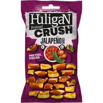 HuligaN Crush Preclíky s příchutí papriček jalapeňo 65 g