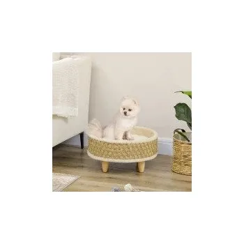 Pelíšek pro psa Pelíšek s provazem z mořské trávy | 48x48x24,5 cm