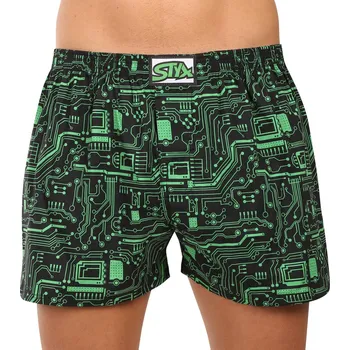 Trenýrky Pánské trenky Styx art klasická guma nadrozměr tišťák (E1953) 4XL Možnost vrácení zboží ZDARMA do 120 dnů!