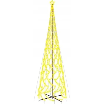 Vánoční stromek Osvětlený LED Vánoční Strom Kužel 800 cm x 230 cm Teplá Bílá