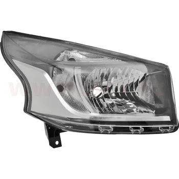 přední světlo H4 (el. ovládané s motorkem, 6 pinů) HELLA (prvovýroba) P