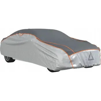 Plachta na motorové vozidlo Ochranná plachta na auto sedan XXL, UV ochrana, proti kroupám, šedo-stříbrná, 578x202 cm