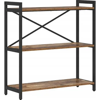 Knihovna Police dřevěná VidaXL 80 x 30 cm dub přírodní