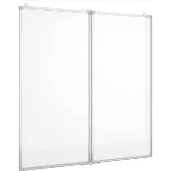 Kancelářský nábytek Skládací magnetická tabule bílá 80x80x1,7 cm