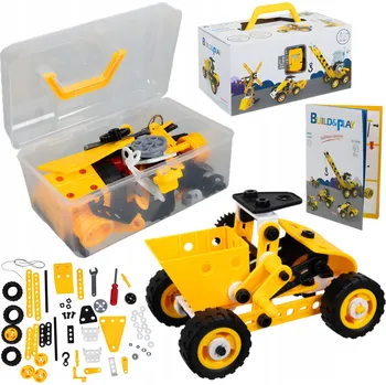 ostatní stavebnice Kreativní stavebnice ISO TRADE Stavebnice 3D pro děti - Vozidla, 100 dílků