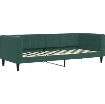 Pohovka Rozkládací pohovka 223 x 90 x 68 cm, tmavě zelená, sametová