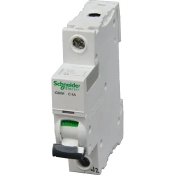 Bazénová filtrace Jistič, charakteristika C - 1P, 6A