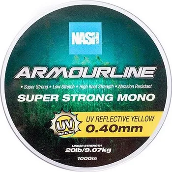 Vlasec Nash Armourline Super Strong Mono UV Yellow 1000m 0,40mm/9,07kg