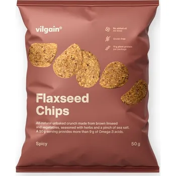 Chips Vilgain Flaxseed Chips – 50 g