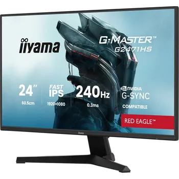 Monitor iiyama G-MASTER G2471HS-B1 počítačový monitor 60,5 cm (23.8") 1920 x 1080 px Full HD Černá