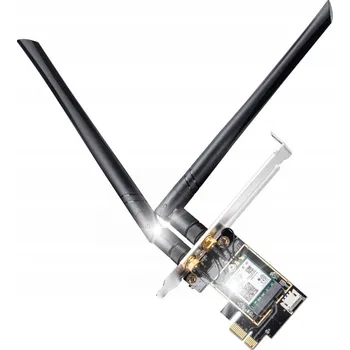 Síťová karta Karta Cudy WE3000 WiFi 6E PCI AX5400 Tri-Band 2,4 GHz 5 GHz 6 GHz Bluetooth 5.2