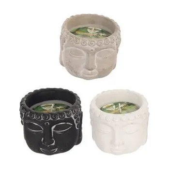 Svíčka Keramická svíčka BUDHA 150g - citronela, 0/9