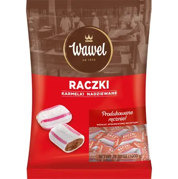 Bonbon Bonbóny Racky plněné karamelky Wawel 1000 g