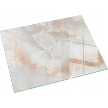 Krbová kamna Skleněná Ochranná Deska Pod Kamna Nebo Krbová Kamna, Vzor Přírodního Kamene, 120x80 cm