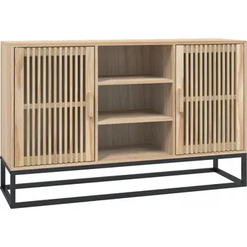 Komoda Skříňka z dřevotřísky a železa 105x30x65 cm