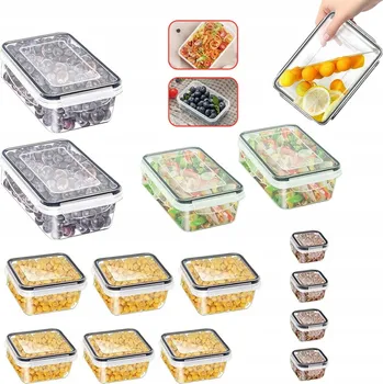 Dóza na potraviny 15 ks LUNCHBOXŮ DÓZY NA POTRAVINY VZDUCHOTĚSNÉ SADA