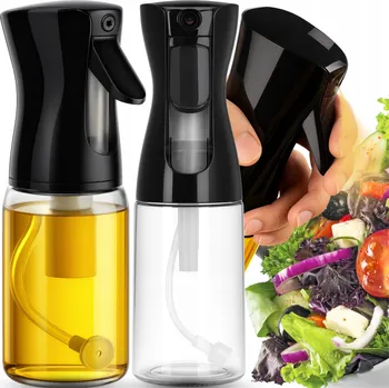 Nádoba na olej a ocet Rozprašovač na olej Brunbeste skleněný černý 190 ml