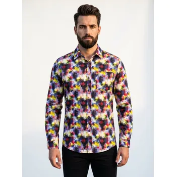 Pánská košile Pánská košile ALTISPORT GREEN TMAVĚ MODRÁ 4XL