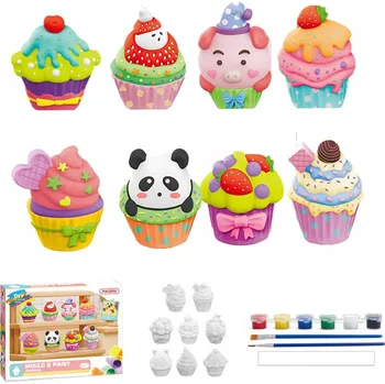 kreativní sada SÁDROVÉ ODLITKY KOBLÍŽKY MAGNETY SÁDRA K VYMALOVÁNÍ PRO DĚTI