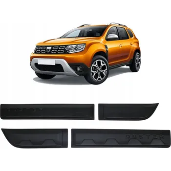Lišta karosérie Ochranné lišty na boční dveře sada černé Dacia Duster od 2018-
