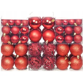 Vánoční dekorace Zdobená Vánoční Koule vánoční koule 1 cm 5 ks