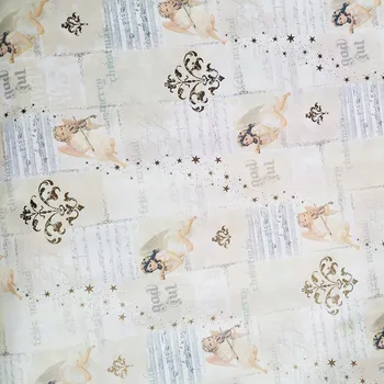 Obraz Balicí papír s andělíčky na dárky 70 cm x 2 m 8m70