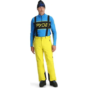 Snowboardové kalhoty Spyder BOUNDARY PANT-ACID YELLOW pánské lyžařské kalhoty M