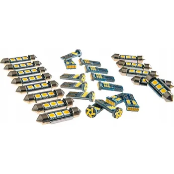 Osvětlení interiéru vozidel ŠKODA FABIA 2 - LED SADA OSVĚTLENÍ INTERIÉRU! STANDARD