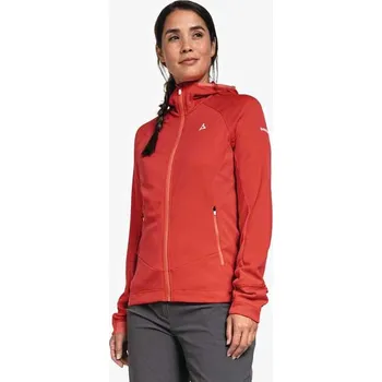 Dámská mikina Schöffel Hoody Forillon dámská fleecová červená turistická bunda - 42