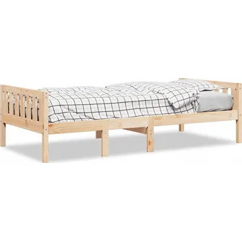 Dětská postýlka z masivního borovicového dřeva 195,5 x 95,5 x 57 cm