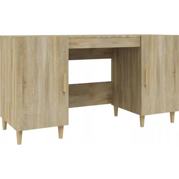 Psací stůl Psací stůl z dřevotřísky, dub sonoma, 140x50x75 cm