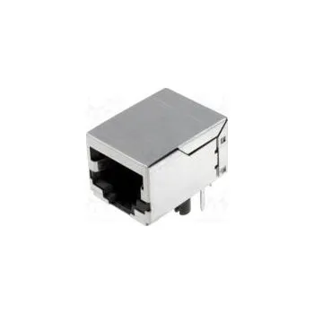 Elektrická zásuvka Zásuvka RJ45 PIN 8 Kat 5e stíněný Uspořádání výv 8p8c THT