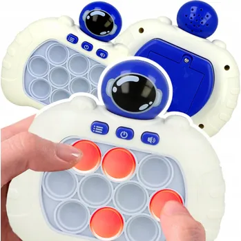 POP IT HRA POP IT ELEKTRONICKÁ KONZOLE ANTISTRESOVÁ HRAČKA POPIT LED ZRUČNOSTNÍ