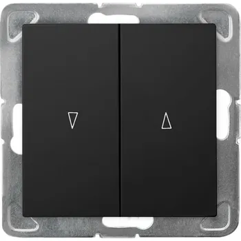 vypínač Žaluziový vypínač Klasik, Podomítkový Ospel černý ŁP-7Y/m/33