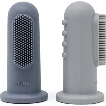 Zubní kartáček Prstové kartáčky Mushie Stone&Tradewinds