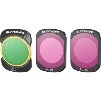 Dron Filtry CPL, ND8, ND16 Sunnylife do DJI Osmo Pocket 3