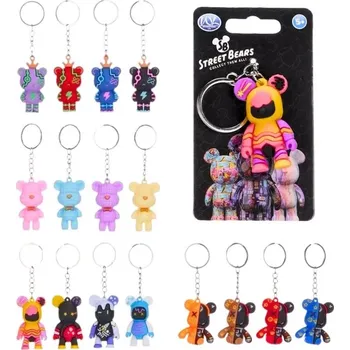 3D klíčenka street bear – 16 variant