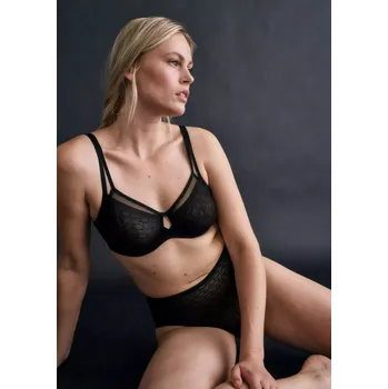 Podprsenka Dámská podprsenka Triumph Signature Sheer W01 EX - BLACK - černá 0004 - TRIUMPH BLACK 65H