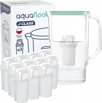 Filtrace vody Filtrační konvice plastová AquaFloow J-CLASS 2,5 l, mátová + 12x filtr