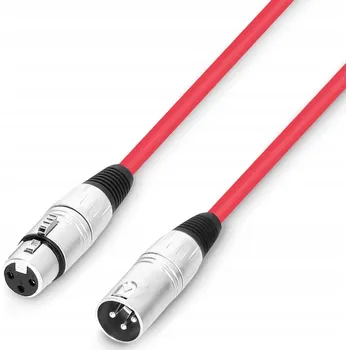 Audio kabel XLR - XLR kabel Adam Hall K3MMF0050RD 0,5 m